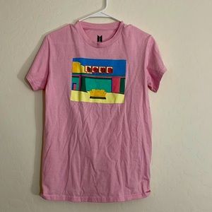 Love Shirt by BigHit Music BTS Small S Cotton pre-owned